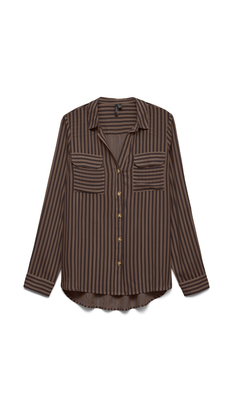 Chemise Rayures Chocolate VMBUMPY Vero Moda - 1 | HAUTS