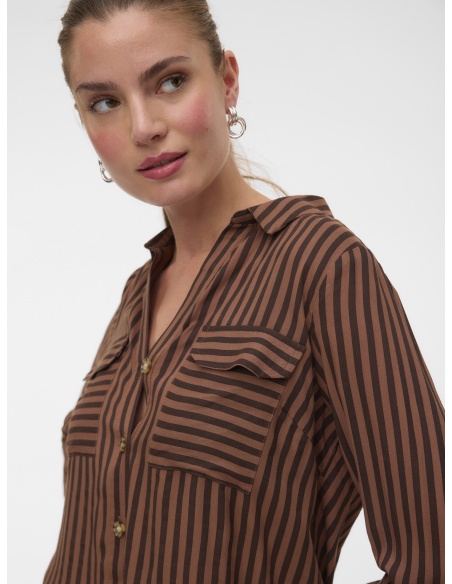 Chemise Rayures Chocolate VMBUMPY Vero Moda - 4 | TOPS