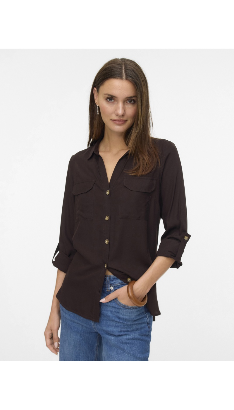 CHEMISES ML CHOCO LATE PER Vero Moda - 1 | TOPS