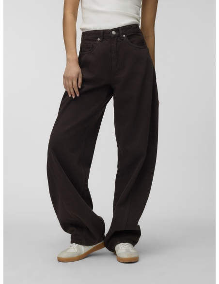 Jean Barrel Chocolate Torte VMZOE Longueur 32 Vero Moda - 2 | BAS