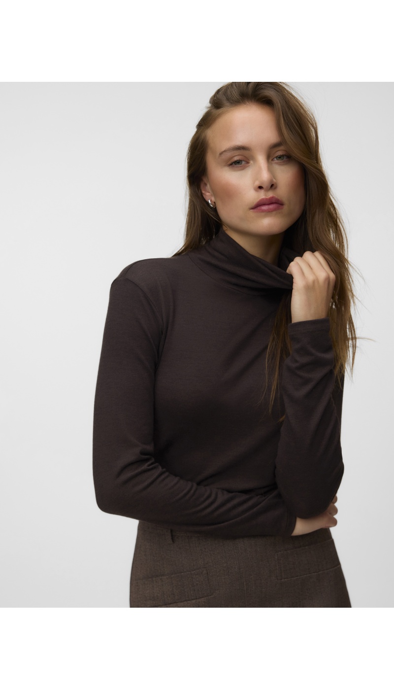Top Chocolate AWGLESHA Vero Moda - 1 | HAUTS