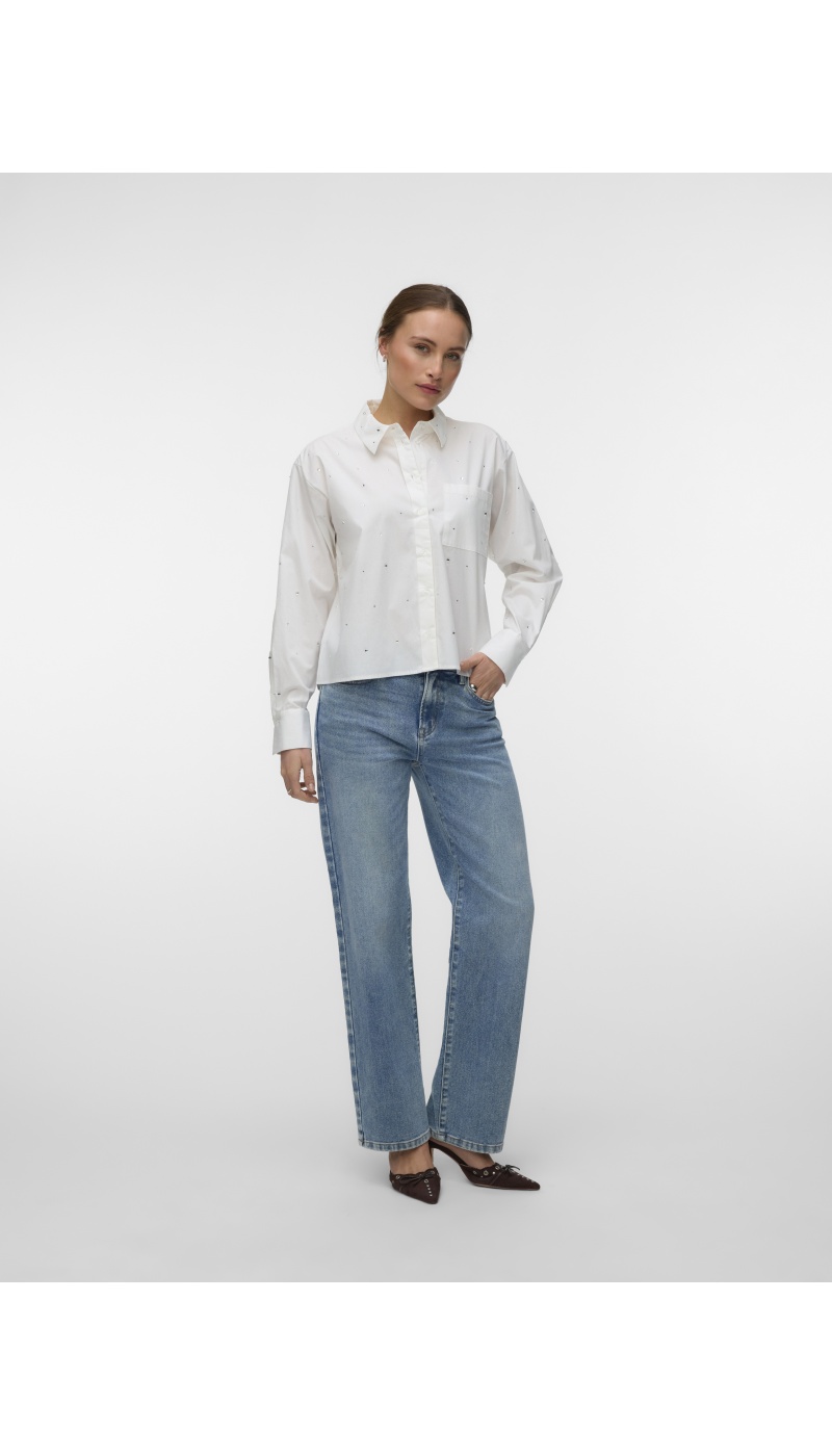 Chemisier Snow White Strass VMNONA Vero Moda - 1 | TOPS