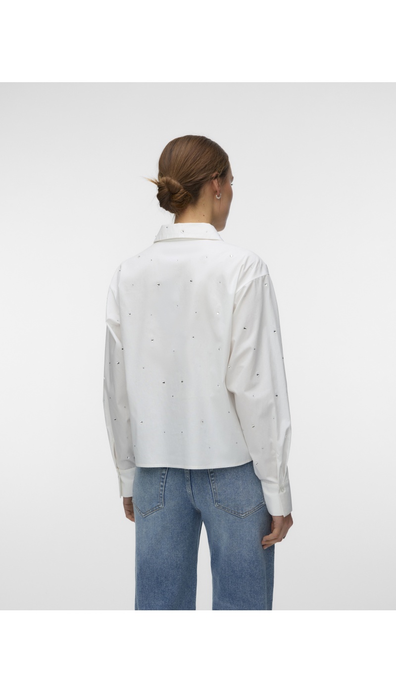 Chemisier Snow White Strass VMNONA Vero Moda - 2 | HAUTS