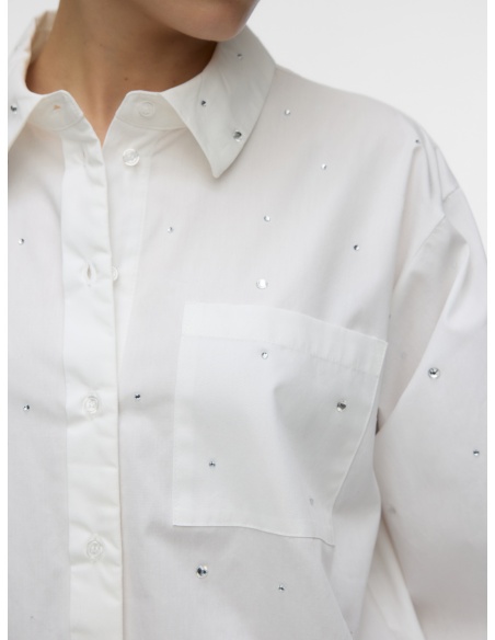 Chemisier Snow White Strass VMNONA Vero Moda - 4 | TOPS