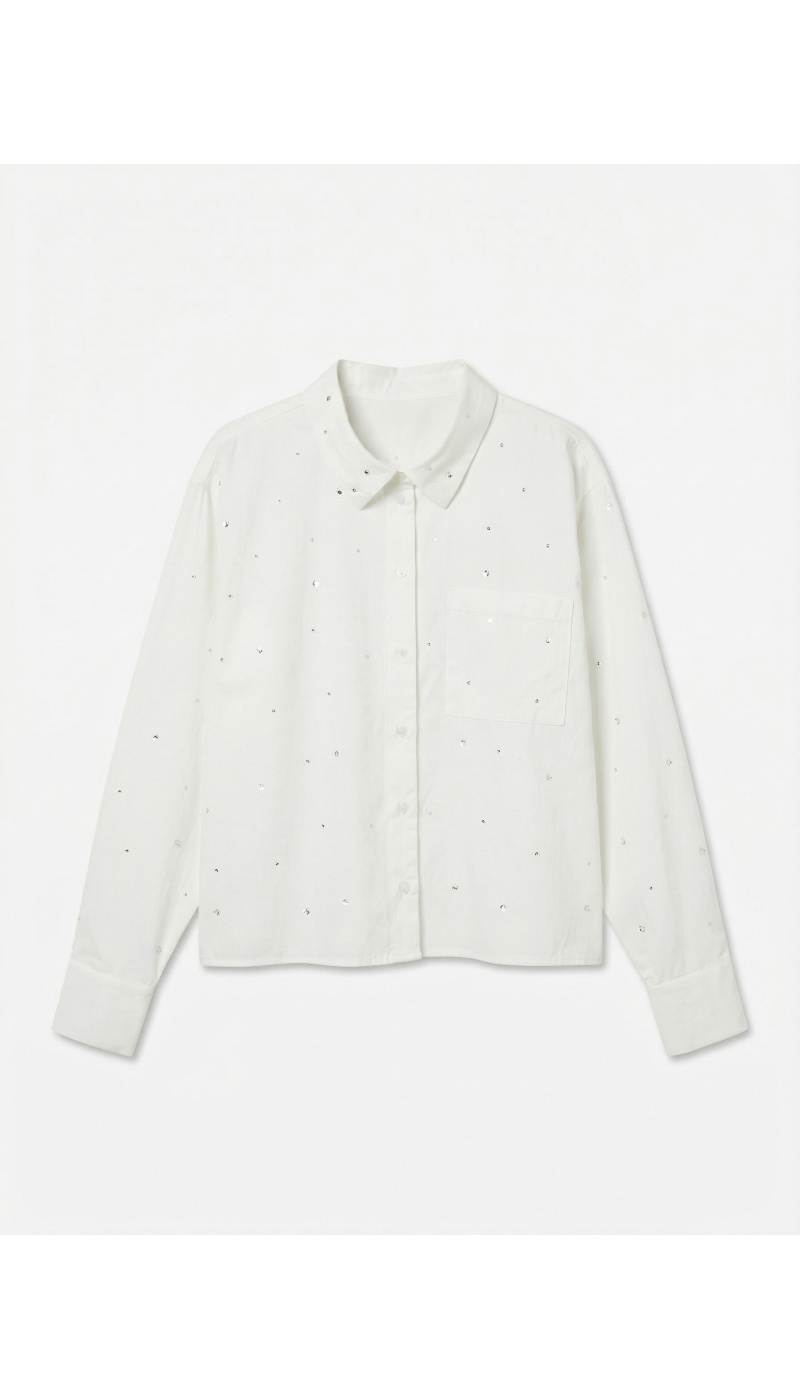 Chemisier Snow White Strass VMNONA Vero Moda - 5 | HAUTS