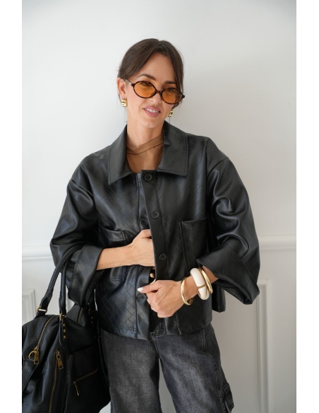 Veste Texturée Noire Johanna LOREN Johanna - 1 | Willkommen