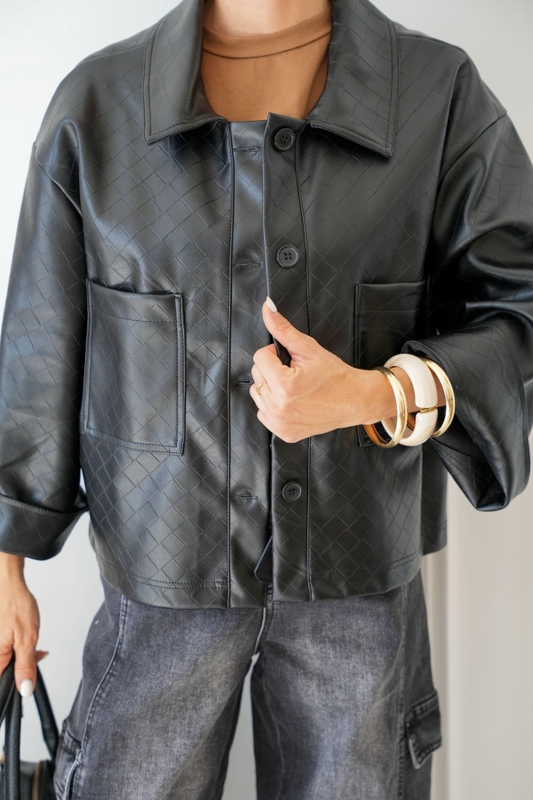 Veste Texturée Noire Johanna LOREN Johanna - 1 | Willkommen 2