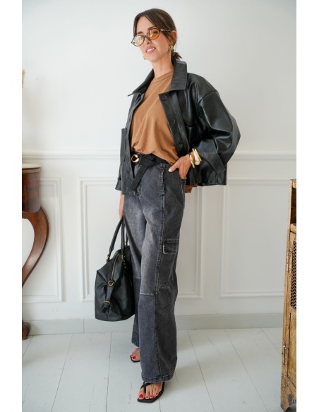Veste Texturée Noire Johanna LOREN Johanna - 4 | Willkommen