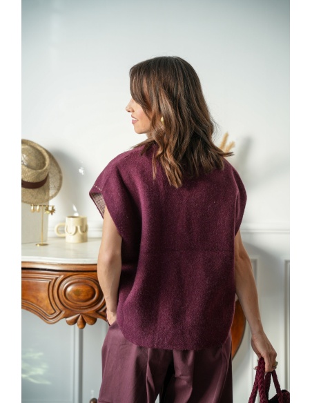 Gilet Motif Rose ORPHÉE Noho - 6 | HAUTS