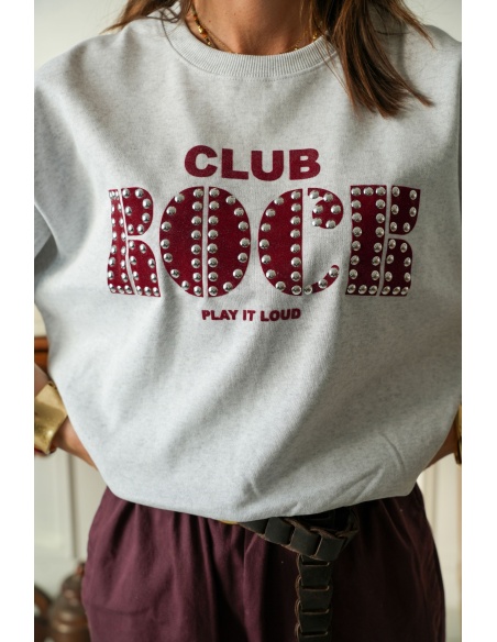 Sweat Light Grey CLUB ROCK ONLOLISE ONLY - 4 | Accueil