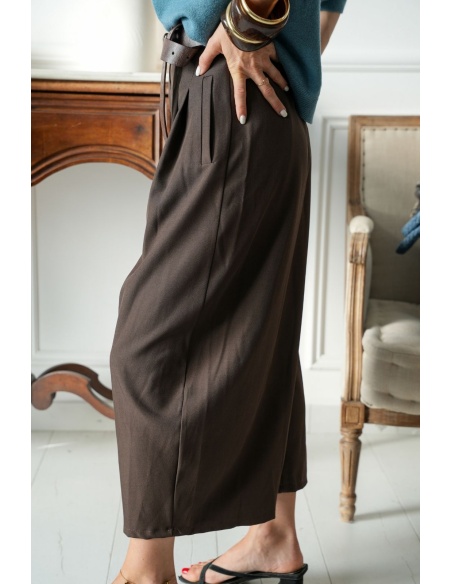 Pantalon Fluide Choco VANESSA Noho - 3 | Welcome
