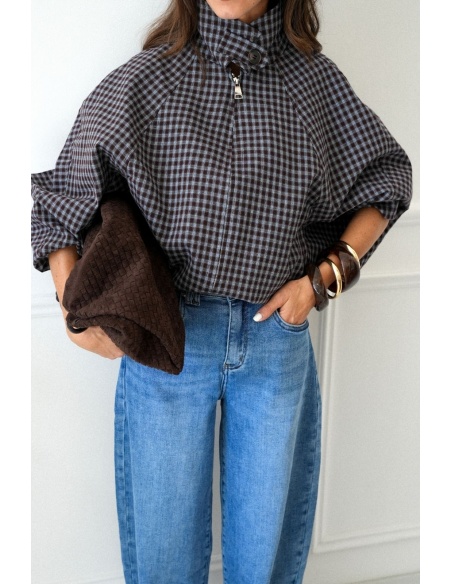 Veste Carreaux Marron WHINNY Noho - 1 | Bem-vindo
