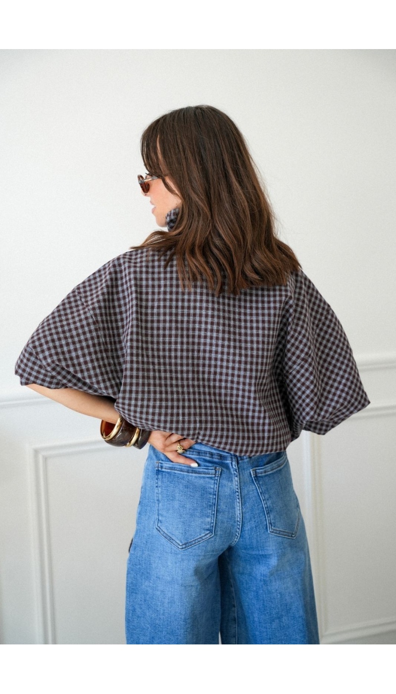 Veste Carreaux Marron WHINNY Noho - 3 | Bem-vindo