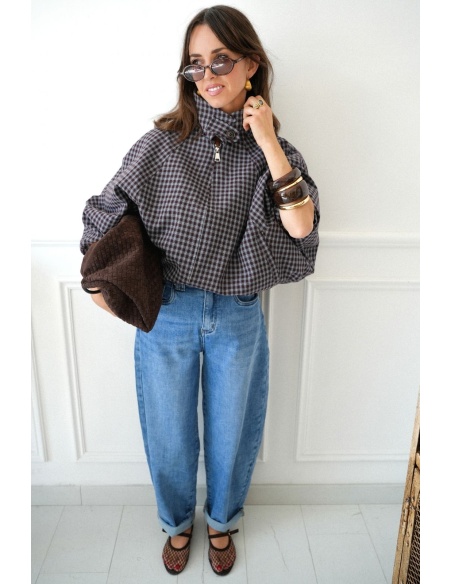 Veste Carreaux Marron WHINNY Noho - 5 | Bem-vindo
