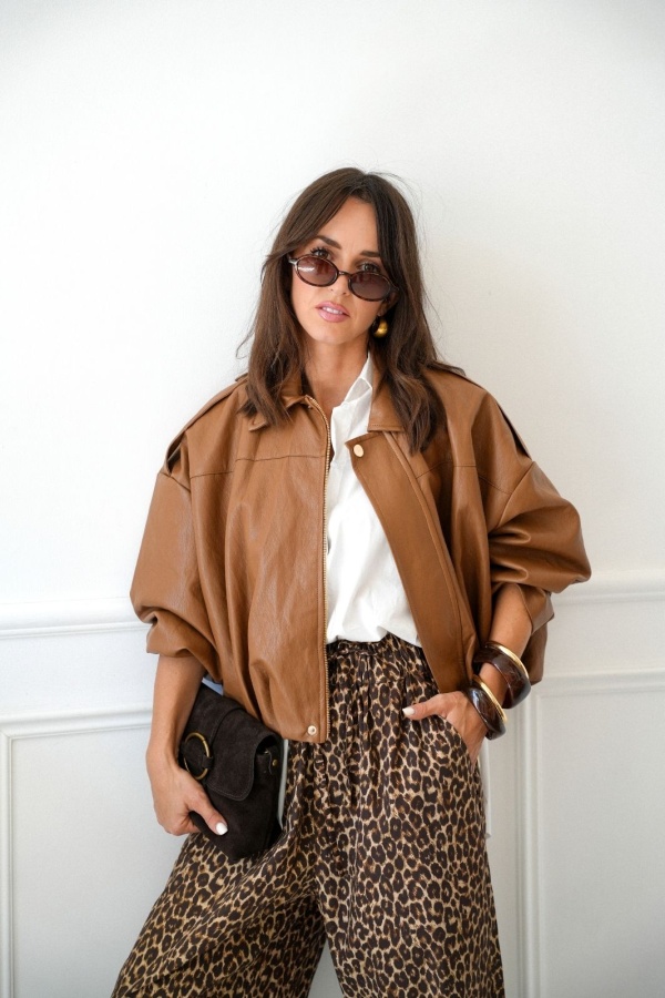 Veste Similicuir Camel Johanna BANF Johanna - 1 | Accueil