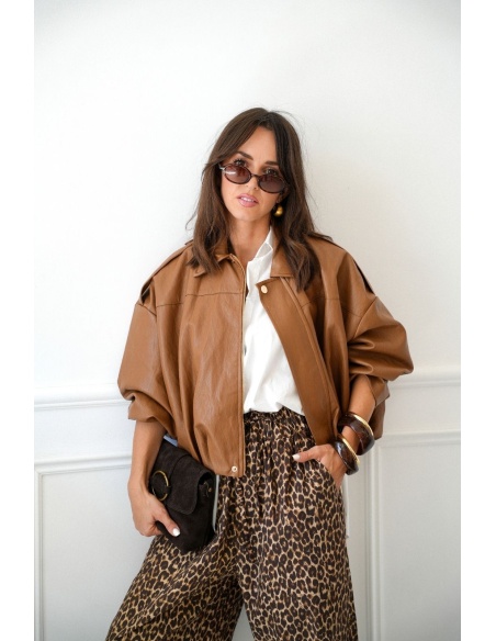 Veste Similicuir Camel Johanna BANF Johanna - 1 | Accueil