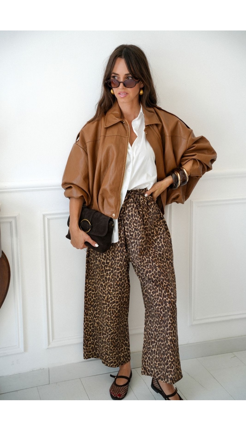 Pantalon Léopard Johanna SCARLETTE Johanna - 1 | Accueil