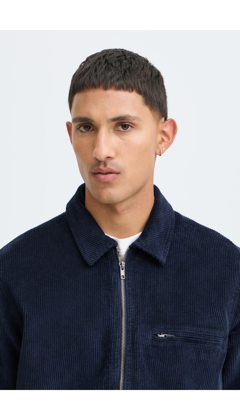 Veste Côtelé Marine BHFIFE BLEND - 4 | HOMMES