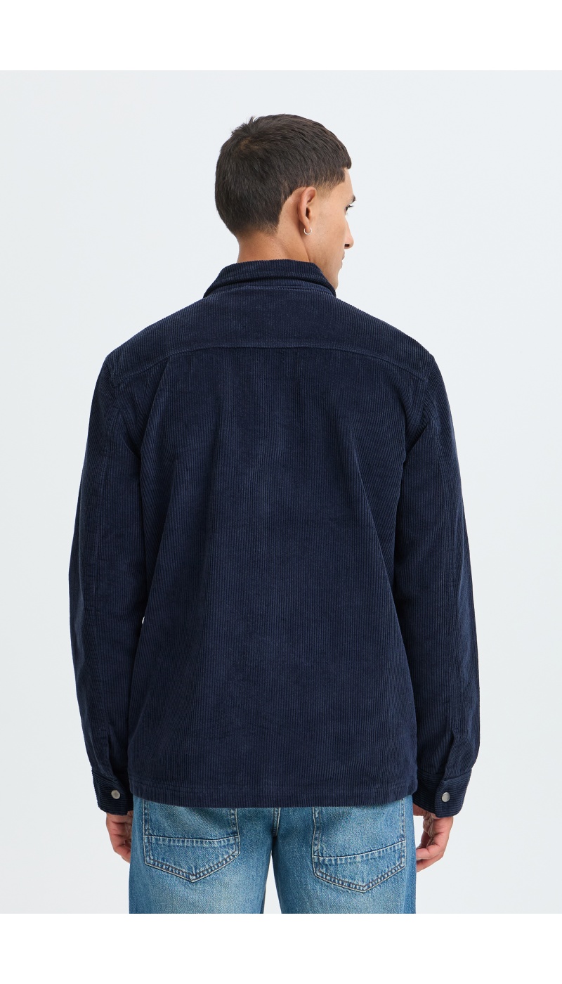 Veste Côtelé Marine BHFIFE BLEND - 3 | HOMMES