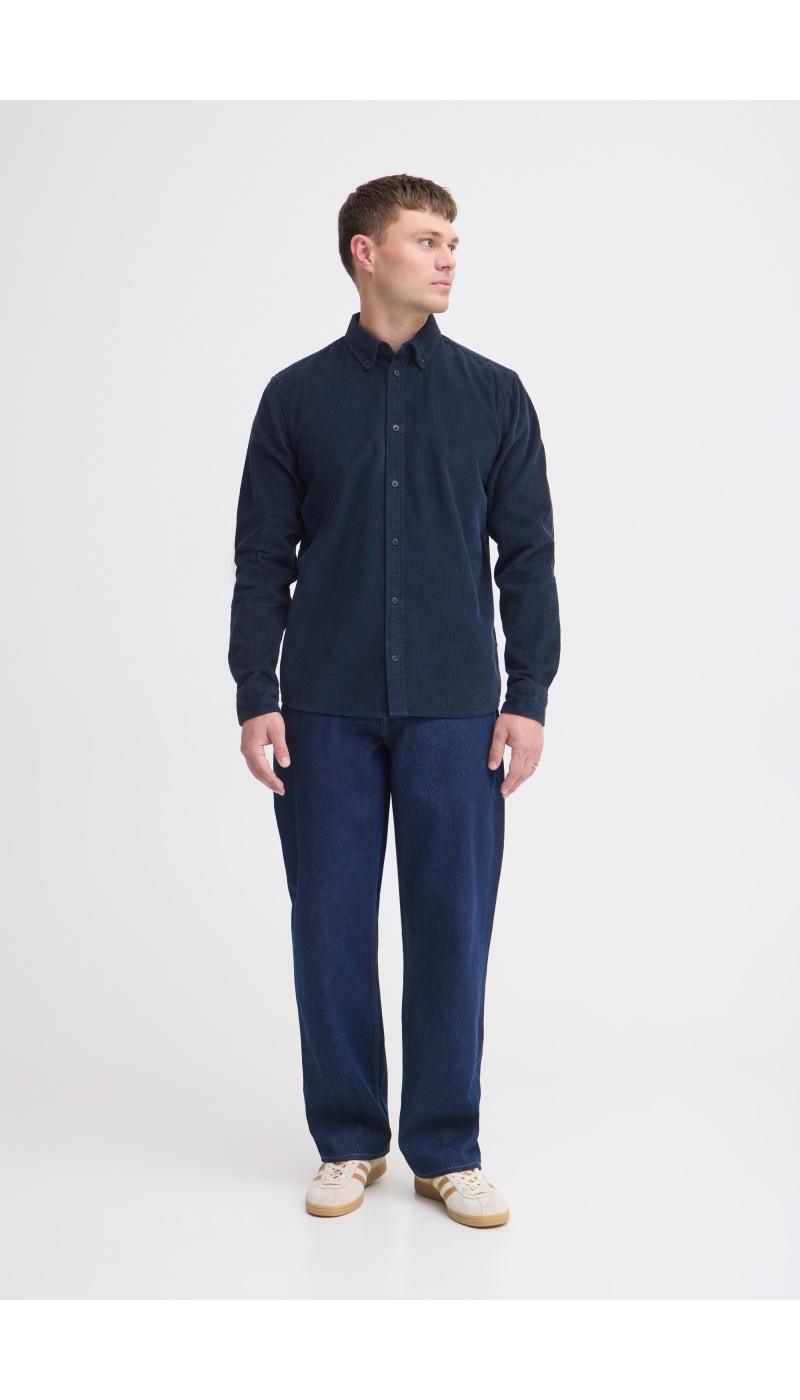 Chemise Côtelé Marine BHCOLIN BLEND - 1 | HAUTS