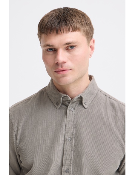 Chemise Côtelé Grise BHCOLIN BLEND - 4 | HAUTS