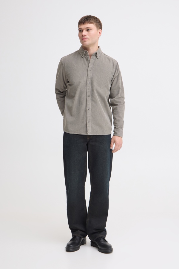 Chemise Côtelé Grise BHCOLIN BLEND - 1 | HAUTS