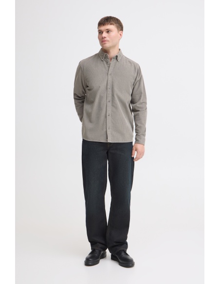Chemise Côtelé Grise BHCOLIN BLEND - 1 | HAUTS