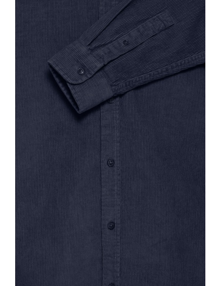 Chemise Côtelé Marine BHCOLIN BLEND - 5 | HAUTS