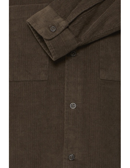 Chemise Côtelé Chocolat BHCOLIN BLEND - 3 | TOP