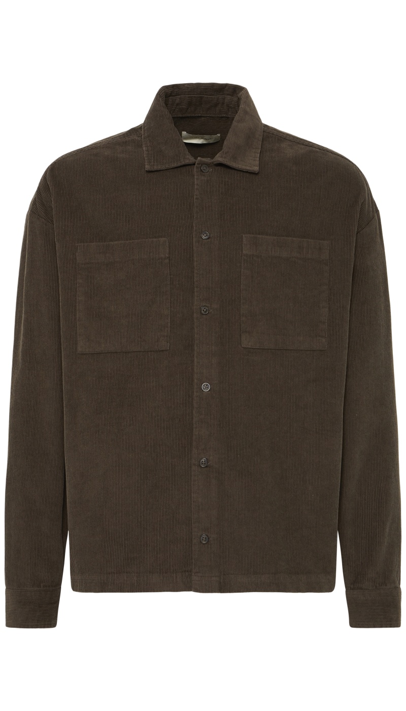 Chemise Côtelé Chocolat BHCOLIN BLEND - 1 | HAUTS