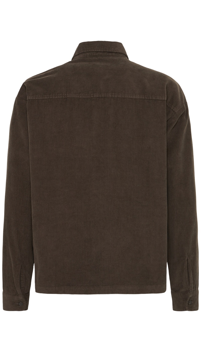 Chemise Côtelé Chocolat BHCOLIN BLEND - 2 | HAUTS