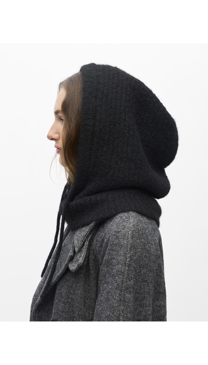 Cagoule Maille Black OBJMILU OBJECT - 3 | ACCESSOIRES