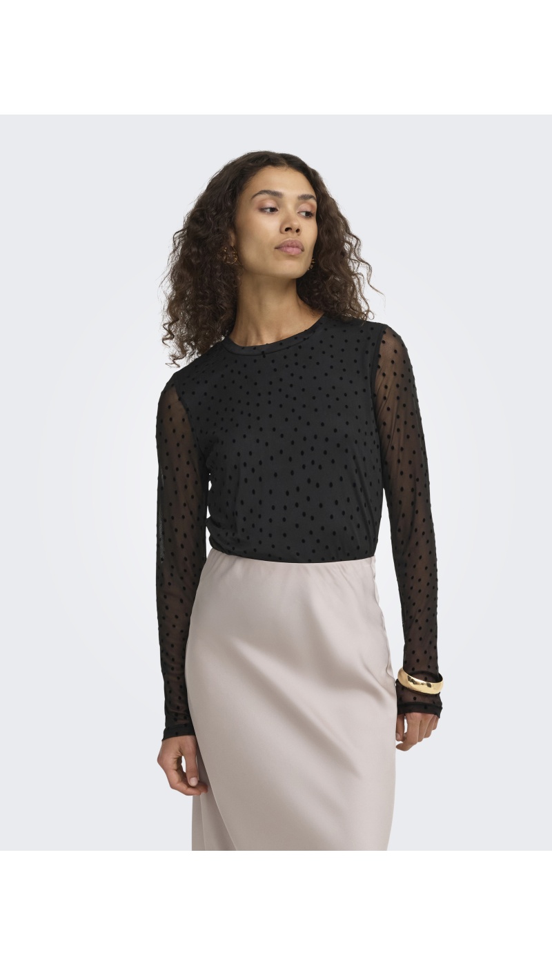 Top Mesh Black ONLNOVA ONLY - 3 | TOP