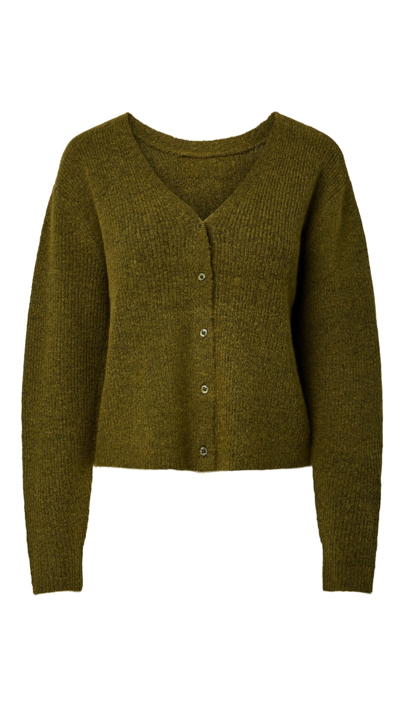 Gilet Maille Avocado PCELLI PIECES - 1 | HAUTS