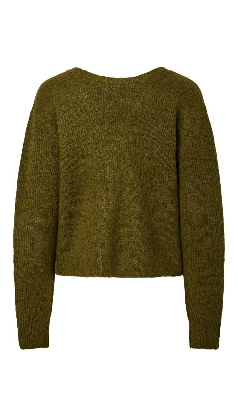 Gilet Maille Avocado PCELLI PIECES - 2 | HAUTS