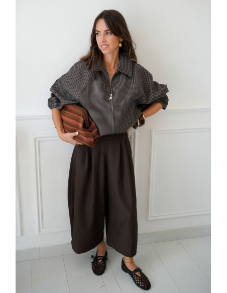 Veste Pied De Poule Noir GAIA Noho - 1 | Bem-vindo