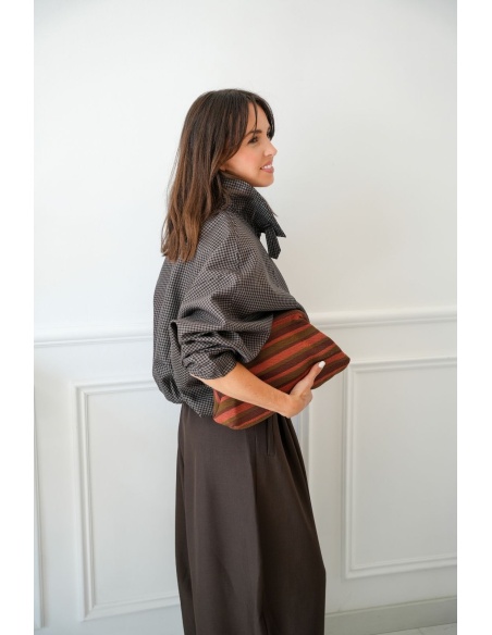 Veste Pied De Poule Noir GAIA Noho - 4 | Bem-vindo