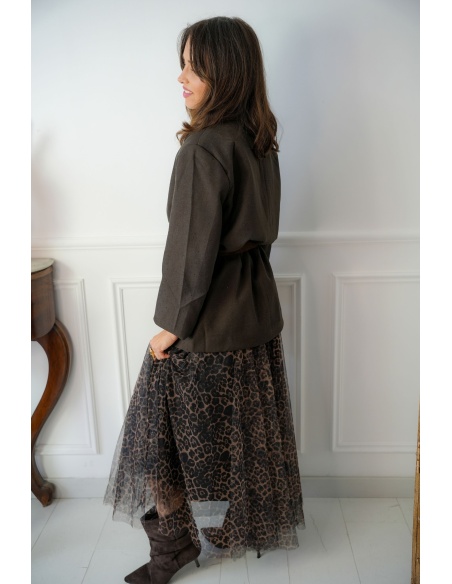Blazer Choco Strass BRIGITTE Noho - 5 | Accueil