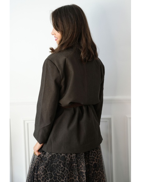 Blazer Choco Strass BRIGITTE Noho - 6 | Welcome