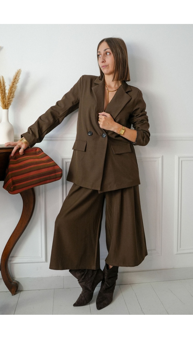 Blazer Choco ARMEL Noho - 3 | Accueil