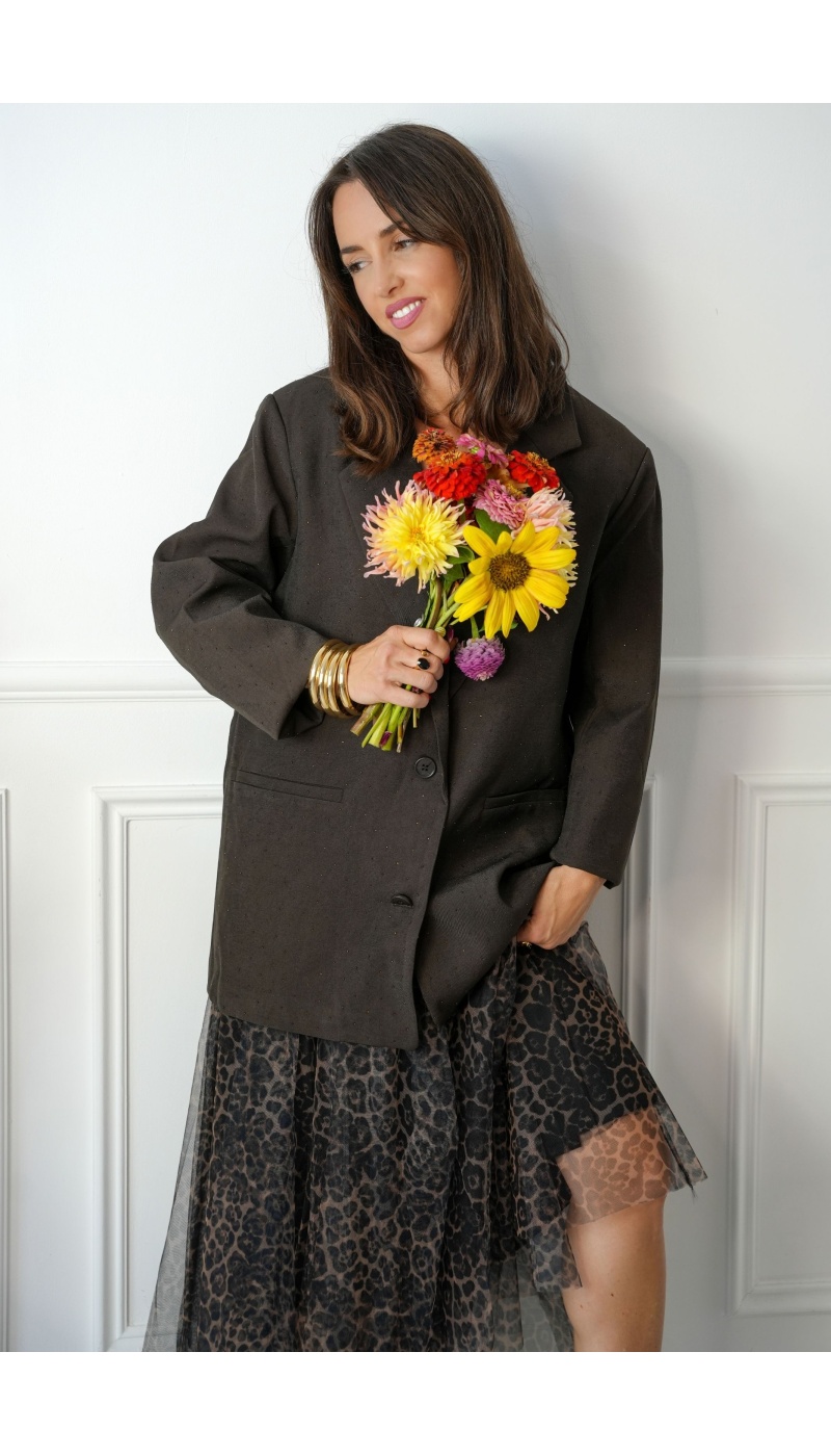Blazer Choco Strass BRIGITTE Noho - 10 | Welcome