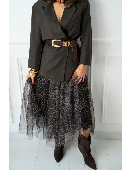 Jupe Tulle Léopard PENELOPE Noho - 2 | JUPES