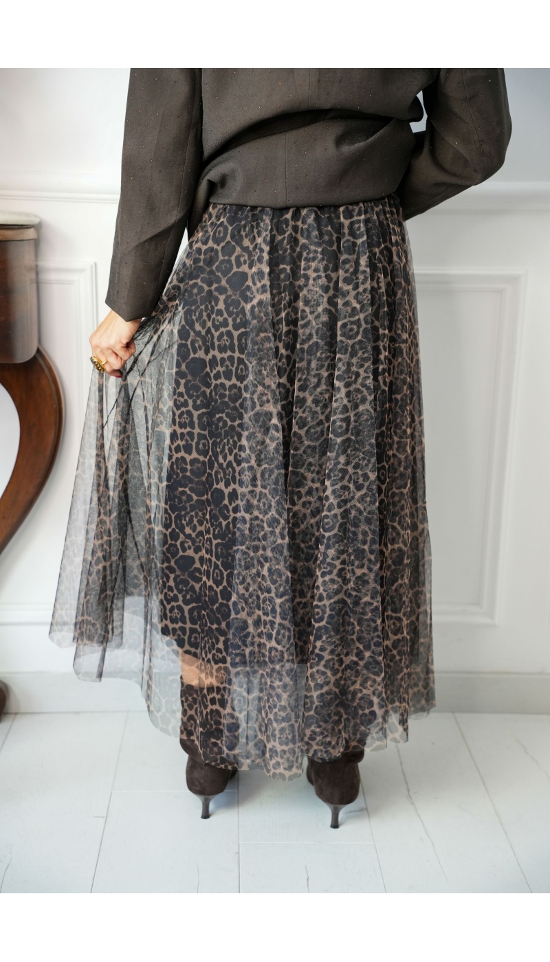 Jupe Tulle Léopard PENELOPE Noho - 3 | AFUERAS