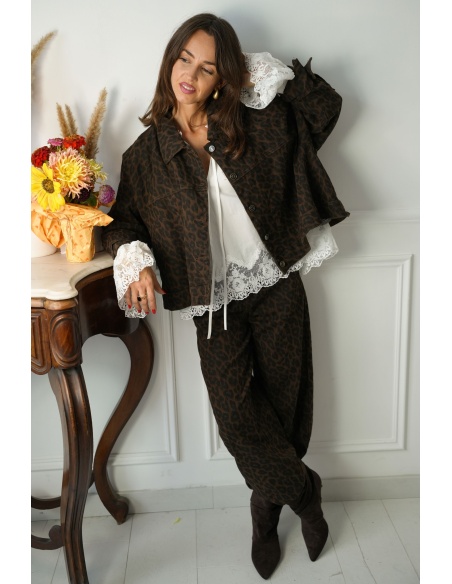 Veste Léopard Marron BANBURY Noho - 2 | Willkommen