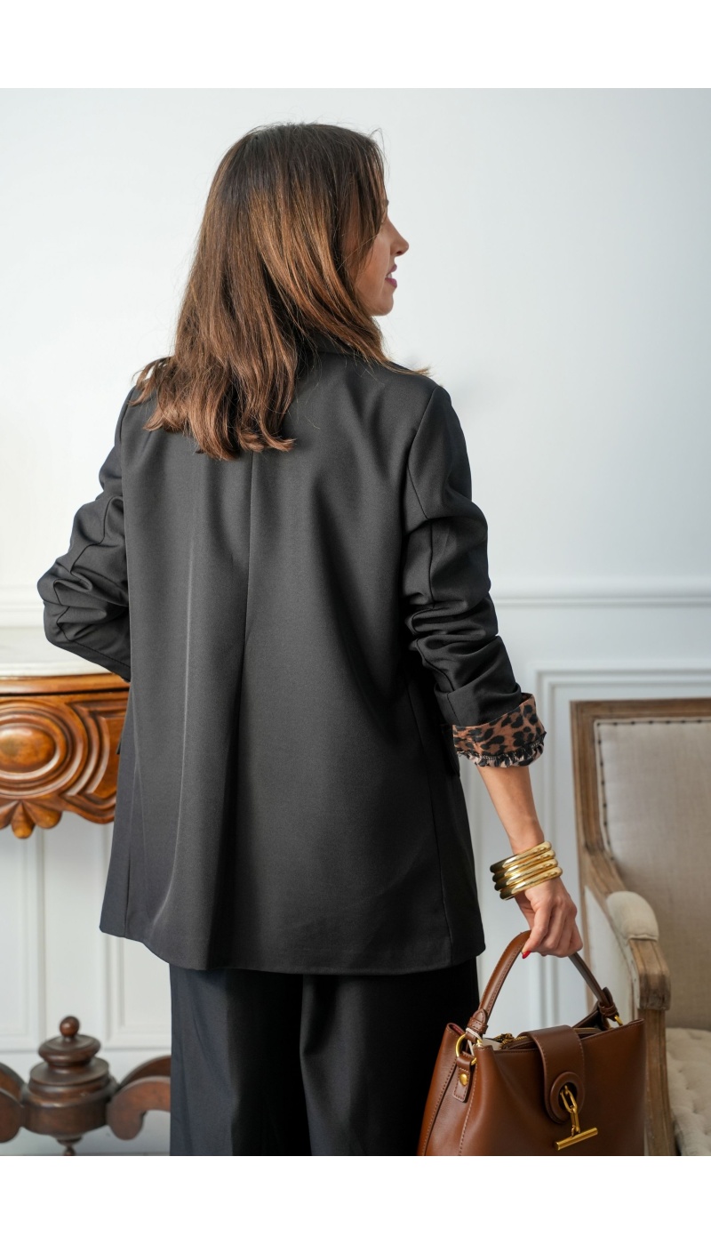 Blazer Noir ARMEL Noho - 5 | Accueil