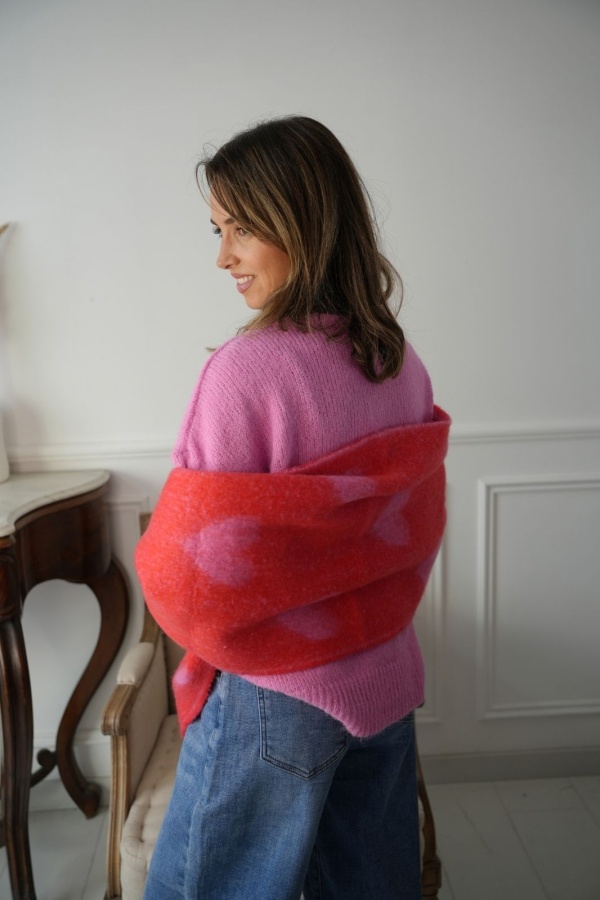 Cardigan Maille Cyclamen ONLMAGGIE ONLY - 1 | Accueil 2