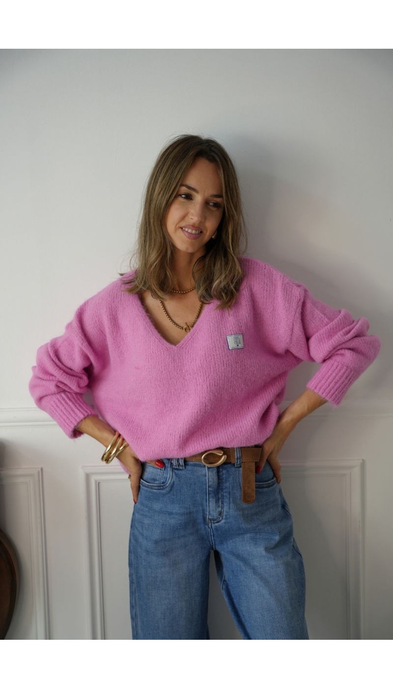 Cardigan Maille Cyclamen ONLMAGGIE ONLY - 1 | Accueil