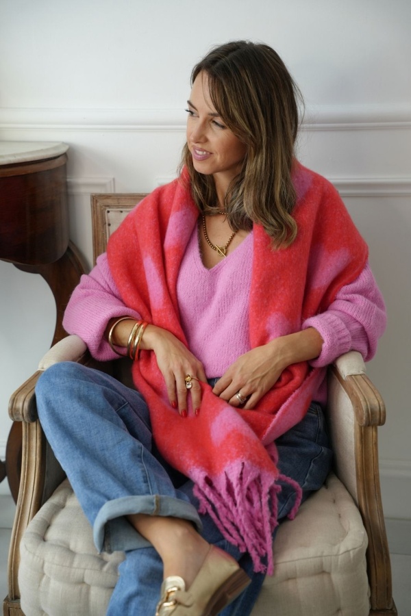 Echarpe Beetroot Coeur PCALICE PIECES - 1 | WOMEN