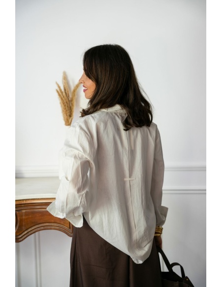 Chemise Pankou Blanche AVELEY Noho - 3 | Benvenuto