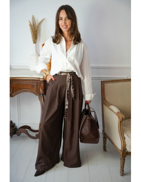 Chemise Pankou Blanche AVELEY Noho - 4 | Accueil